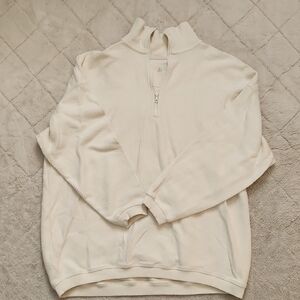 Aerie Oversized Quarter Zip Sweatshirt